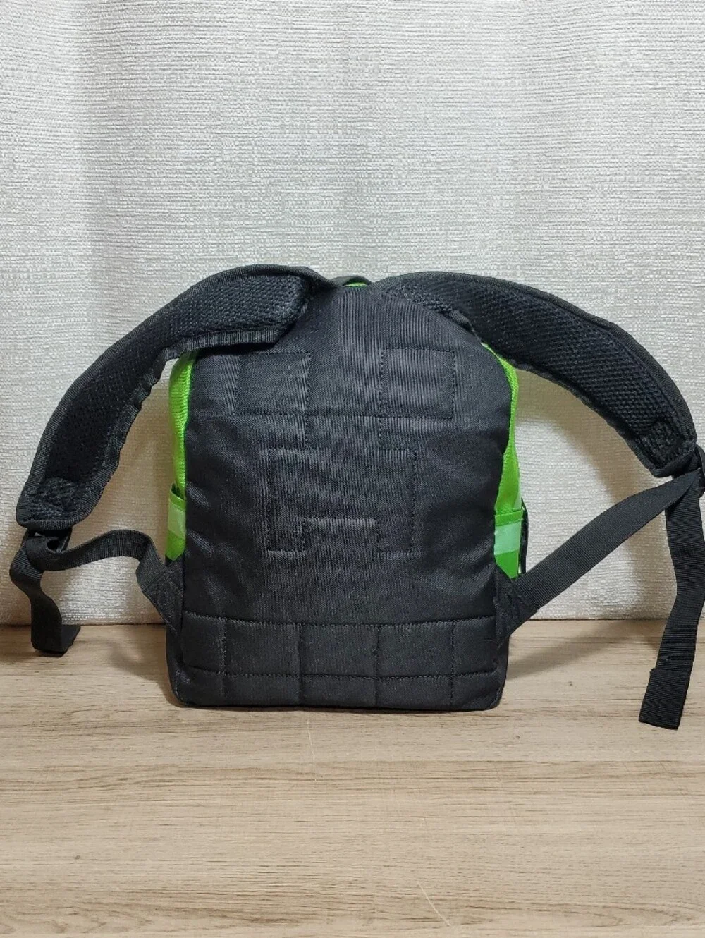 Minecraft Backpack Creeper Green Pixel School Bag